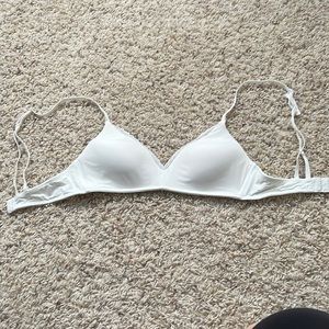 Aerie White Wireless Bra